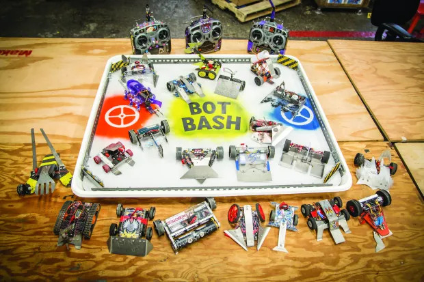 Take robotics into the arena